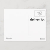 ゴルフをテーマにしたポストカード ポストカード (裏面)