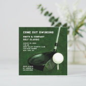 ゴルフをテーマにした招待状 招待状 (スタンド正面)