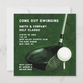 ゴルフをテーマにした招待状 招待状 (正面)