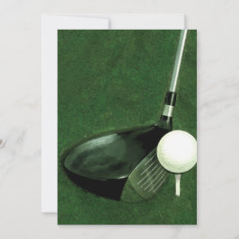 ゴルフをテーマにした招待状 招待状