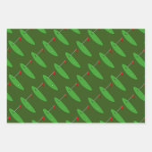 ゴルフをテーマにした紙用誕生日シート ラッピングペーパーシート (正面)