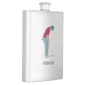 ゴルフをテーマにした フラスク (右)