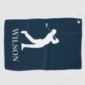 ゴルフを愛するパパに完璧な父の日の贈り物 ゴルフタオル (横)