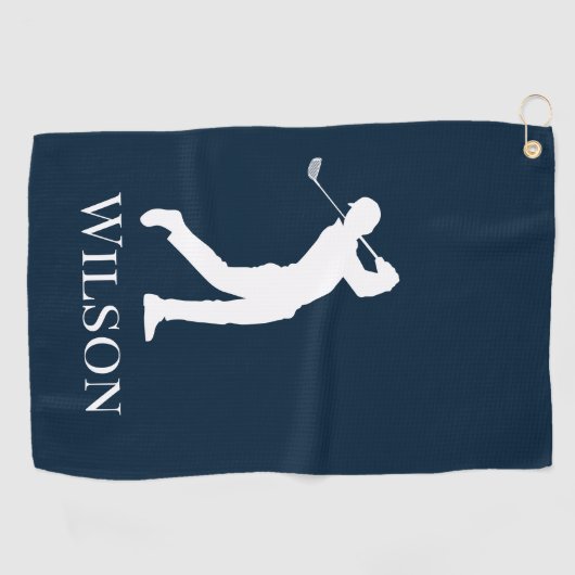 ゴルフを愛するパパに完璧な父の日の贈り物 ゴルフタオル (横)