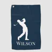 ゴルフを愛するパパに完璧な父の日の贈り物 ゴルフタオル (正面)