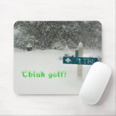 ゴルフを考えて下さい! マウスパッド (マウス)
