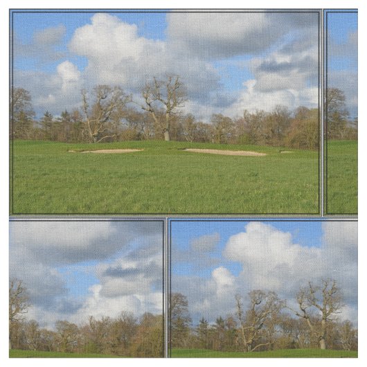 ゴルフを遊ぼう ファブリック (クローズアップ)