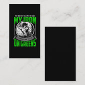 ゴルファおもしろいーコース引用文ゴルフプレーヤーユーモア 名刺 (正面/裏面)