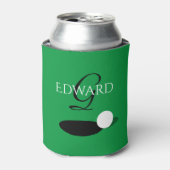 ゴルファエレガントー用モノグラムカスタムゴルフ缶冷却器 缶クーラー (缶正面)