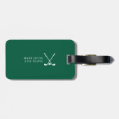 ゴルファカスタムーのラベルID ラゲッジタグ (裏面横)