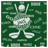 ゴルファモノグラムのー用パターン ファブリック (クローズアップ)