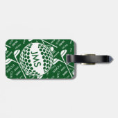 ゴルファモノグラムのー用パターン ラゲッジタグ (裏面横)