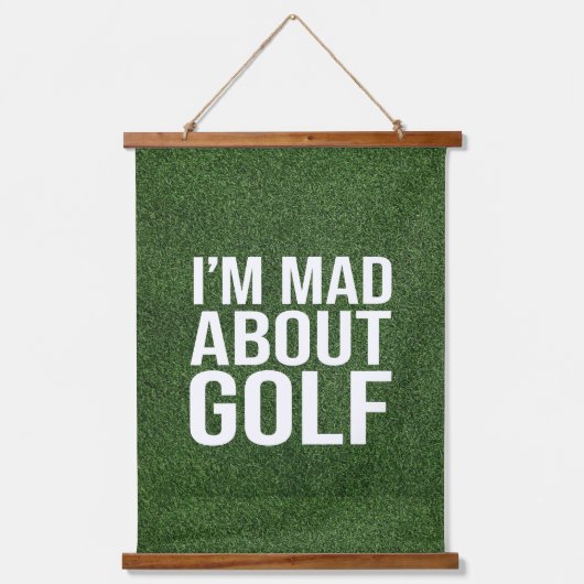 ゴルファーおもしろいのゴルフ引用文 吊り下げ型タペストリー (正面2)