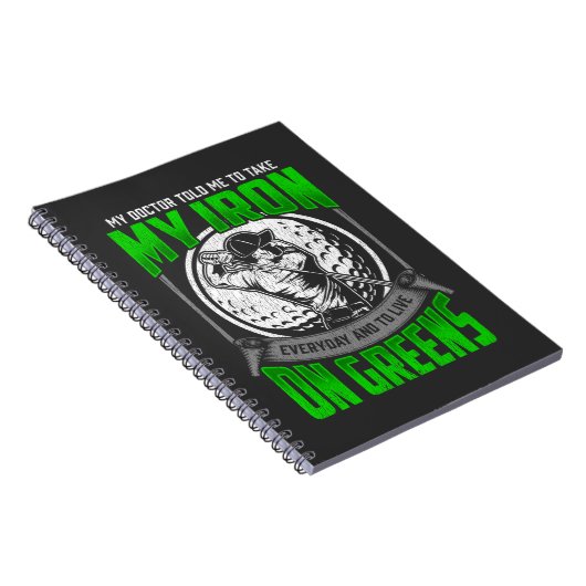 ゴルファーおもしろいコース引用文ゴルフプレーヤーユーモア ノートブック (右側)