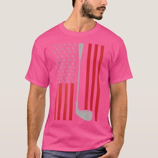 ゴルファーおもしろいゴルフクラブ Tシャツ (正面)