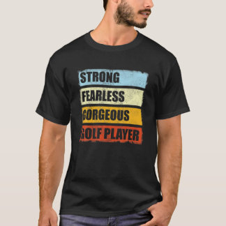 ゴルファーおもしろいゴルフ選手メンズゴルフ Tシャツ