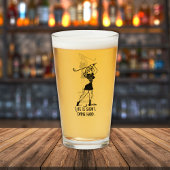ゴルファーおもしろいライフことわざレトロスタイルガール タンブラーグラス