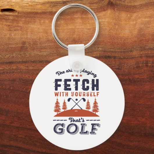 ゴルファーおもしろいラブゴルフ用ゴルフプレーヤー引用文 キーホルダー