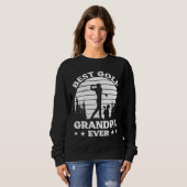 ゴルファーおもしろい最高のゴルフグランドパエバーゴルフプレーヤー スウェットシャツ (正面フル)