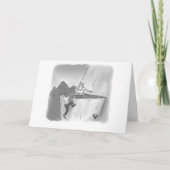 ゴルファーおもしろい用誕生日カード カード (正面)