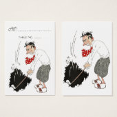 ゴルファーおもしろい (正面&裏面)