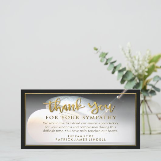 ゴルファーお見舞いカード サンキューカード (スタンド正面)