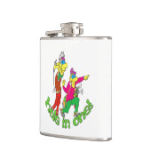 ゴルファーが穴を開ける フラスク (左)