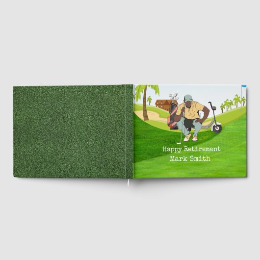 ゴルファーとのゴルフハッピーリタイアメントはボールを見る ゲストブック (全面)