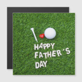 ゴルファーにとって幸せな父の日ゴルフ・ボール (正面/裏面)