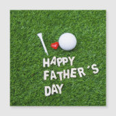 ゴルファーにとって幸せな父の日ゴルフ・ボール (正面)