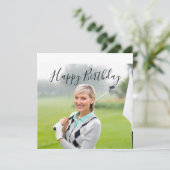 ゴルファーに自分のハッピーバースデーを作る (スタンド正面)