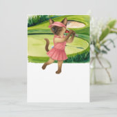 ゴルファーねずこ選手権 招待状 (スタンド正面)