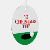 ゴルファーのためのクリスマスティークリスマスツリーオーナメント メタルオーナメント