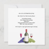 ゴルファーのためのゴルフとワインのご案内 セーブザデート (裏面)