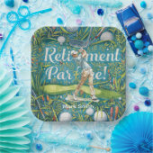 ゴルファーのためのゴルフの引退 ペーパープレート (パーティー)