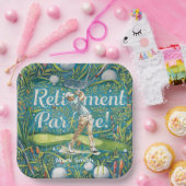 ゴルファーのためのゴルフの引退 ペーパープレート (パーティー)