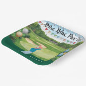 ゴルファーのためのゴルフの引退 ペーパープレート (傾斜あり)