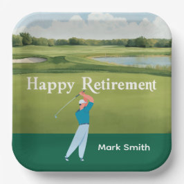 ゴルファーのためのゴルフの引退 ペーパープレート
