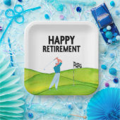 ゴルファーのためのゴルフの引退 ペーパープレート (パーティー)