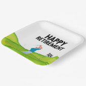 ゴルファーのためのゴルフの引退 ペーパープレート (傾斜あり)