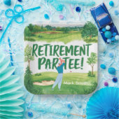 ゴルファーのためのゴルフの引退 ペーパープレート (パーティー)