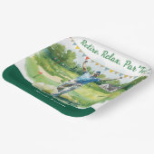 ゴルファーのためのゴルフの引退 ペーパープレート (傾斜あり)