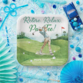 ゴルファーのためのゴルフの引退 ペーパープレート (パーティー)