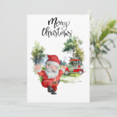 ゴルファーのためのゴルフサンタクロースの水の色 シーズンカード (スタンド正面)