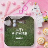 ゴルファーのためのゴルフハッピーリタイアメントハローペンション ペーパープレート (パーティー)