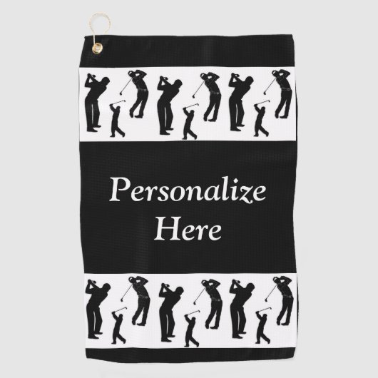 ゴルファーのためのゴルフワールド ゴルフタオル (正面)