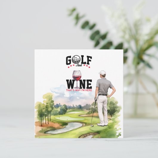 ゴルファーのためのゴルフ及びワインのパリングパーティー セーブザデート (スタンド正面)