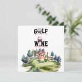 ゴルファーのためのゴルフ及びワインのパリングパーティー セーブザデート (スタンド正面)