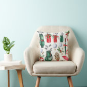 ゴルファーのためのゴルフ用具クリスマスデコレーション クッション (椅子)