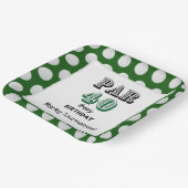 ゴルファーのためのゴルフ40th誕生日 ペーパープレート (傾斜あり)